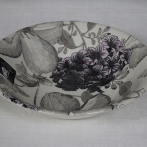 Andrew Tanner Royal Stafford Clematis Floral Lilac Purple Large Serving Bowl-NEW